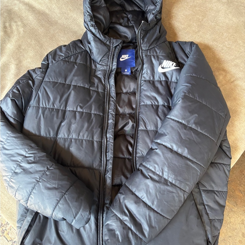 Nike Men's Dark Gray Puffer Jacket